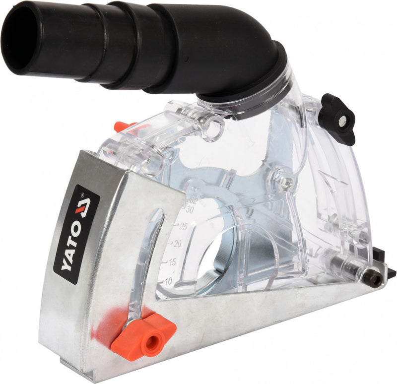 Dust collection shroud for angle grinders, for cutting, Ø115-125mm (YATO YT-82992)