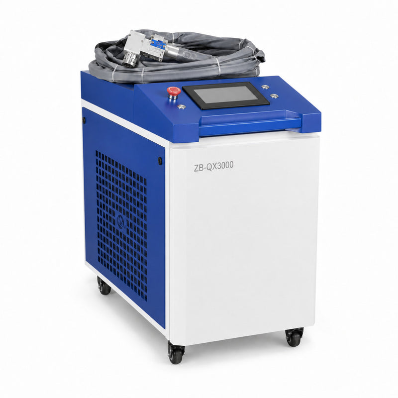 ZB-CW LaserClean 3000W – folyamatos üzemű ipari lézeres tisztítógép