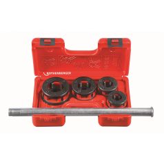   Racsnis kézi csőmenetmetsző, SUPER CUT készlet, BSPT R (1/2-1.1/4") (ROTHENBERGER 070781X)