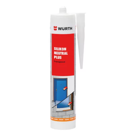Neutrális szilikon transzparens 310 ml - Plus (WÜRTH 08923101)