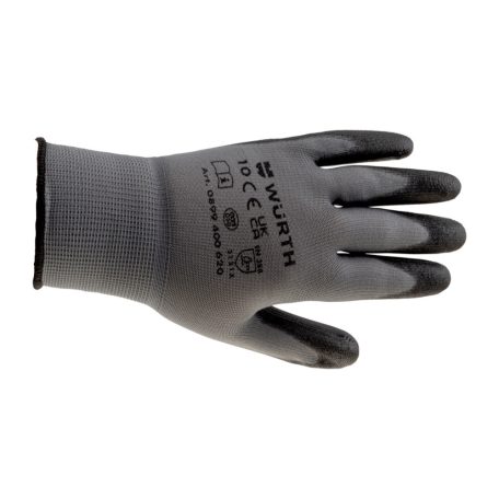 Szerelőkesztyű 10-es, PEC PU ECONOMY (WÜRTH 0899400620)