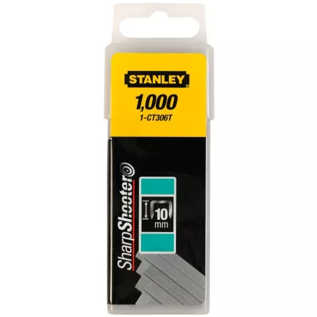 Tűzőkapocs 10mm (6-CT10X kábeltűző géphez) (STANLEY 1-CT306T)