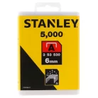 Tűzőkapocs "A" 6mm (3/53/530) 5000db (STANLEY 1-TRA204-5T)