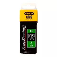   Tűzőkapocs "G" 10mm (4/11/140) 1000db (STANLEY 1-TRA706T)