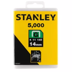   Tűzőkapocs "G" 14mm (4/11/140) 5000db (STANLEY 1-TRA709-5T)