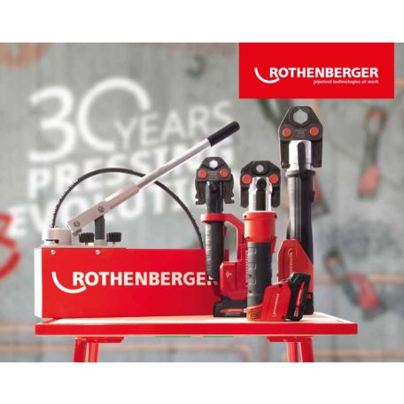 ROMAX 4000 Basic elektro-hidraulikus akkus présgép +4.0Ah akku +töltő (ROTHENBERGER 1000001840)