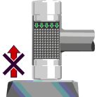 Visszaütésmentes kímélő és lakatos kalapács KOMBI-PLUS R 40mm (GEDORE 247 H-40)