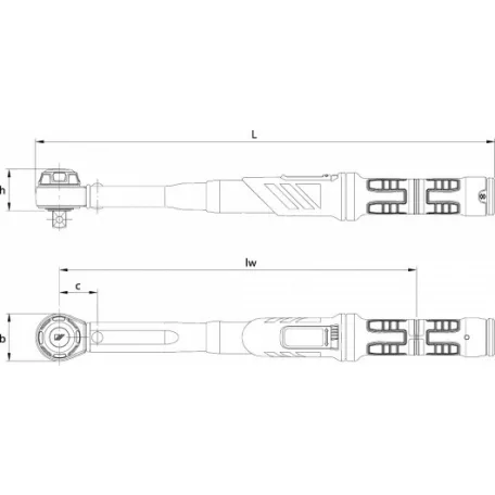Nyomatékkulcs DREMASTER K 3/4", 110-550Nm (GEDORE DMK 550)
