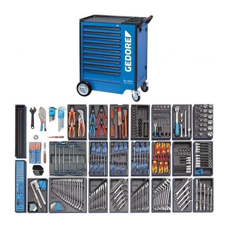 Szerszámkocsi 325 részes szerszámkészlettel (GEDORE 1500 ES-03-2004)