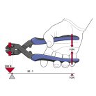 Csapszegvágó 3.8-6mm, 200mm 2K markolat (GEDORE 8340 Z-200 JL)