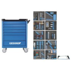   workster smartline szerszámkocsi 308 részes szerszámkészlettel (GEDORE WSL-L-TS-308)