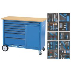   Munkapad 308 részes szerszámkészlettel (GEDORE 1504 XL-TS-308)