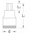 1/2" Csavarhúzó, imbusz készlet 9 részes (GEDORE IN 19-009)