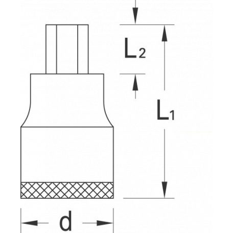 1/2" Csavarhúzó, imbusz készlet 9 részes (GEDORE IN 19-009)