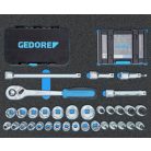 Workster smartline BLACK EDITION szerszámkocsi 172 részes szerszámkészlettel (GEDORE WSL-M-TS-172)