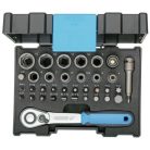 Bit dugókulcs készlet racsnis hajtókarral 1/4" (GEDORE SB 666-U-20)