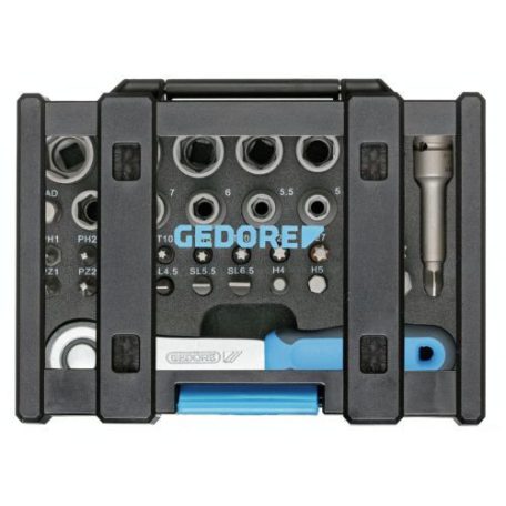 Bit dugókulcs készlet racsnis hajtókarral 1/4" (GEDORE SB 666-U-20)