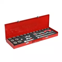   Dugókulcs készlet 1/2'' 10-32 mm 24 részes (GEDORE R69004024)