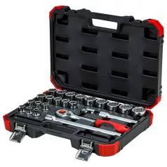   Dugókulcs Készlet (bi-hex) 1/2" 10-32 24 Részes (GEDORE R69013024)