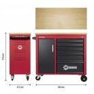 MECHANIC műhelykocsi+satupad 6 fiókkal 935x988x431mm (GEDORE R20400006)