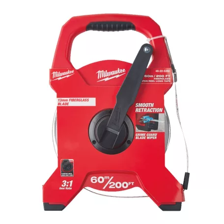 Üvegszálas keretes mérőszalag 60 m / 200 láb (MILWAUKEE 48225360) 