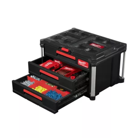 PACKOUT™ Tároló Láda 3 fiókos (MILWAUKEE 4932472130) 