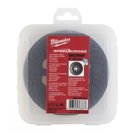 Gyémánt fazékkorong Speed Cross Hőre lágyuló anyagokhoz SDCWSF 125 mm (MILWAUKEE 4932479094) 
