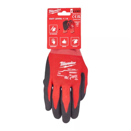 Vágásbiztos védőkesztyű 1/A 7/S - 1 pár (MILWAUKEE 4932479712) 