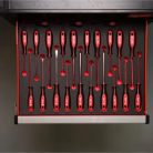 Csavarhúzó készlet 3 oldalú markolattal 23 részes készlet - habbetétben (MILWAUKEE 4932479830) 