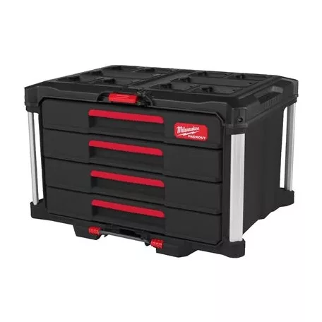 PACKOUT™ Tároló Láda 4 fiókos (MILWAUKEE 4932493189) 