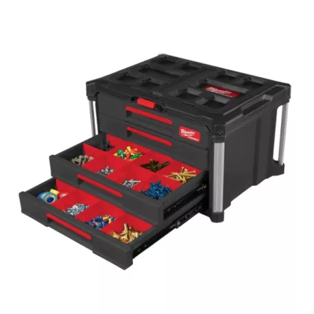 PACKOUT™ Tároló Láda 4 fiókos (MILWAUKEE 4932493189) 