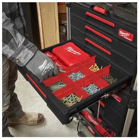 PACKOUT™ Tároló Láda 4 fiókos (MILWAUKEE 4932493189) 