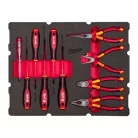 PACKOUT™ VDE Villanyszerelő készlet, 10 részes - habbetétben (MILWAUKEE 4932493637) 