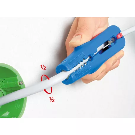 No. 400 Univerzális kábel és vezetékcsupaszoló szerszám Ø8-13mm/0.5-6.0mm² (WEICON 51000400)