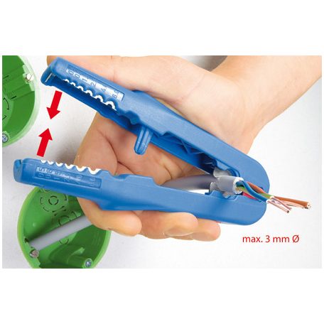 No. 400 Univerzális kábel és vezetékcsupaszoló szerszám Ø8-13mm/0.5-6.0mm² (WEICON 51000400)