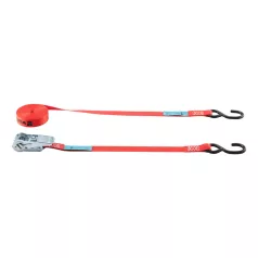   Racsnis heveder/rögzítőszíj, kétrészes S-horgokkal 25mm-6m (WÜRTH 5713922537)