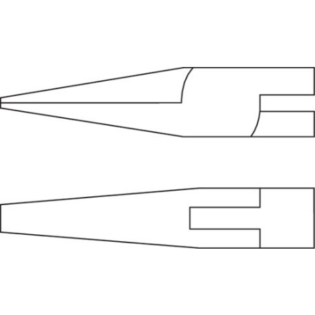 ESD elektronikai laposfogó 135 mm (GEDORE 8305-9)