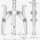 Csapágylehúzó 3 -karú 160x130mm (GEDORE 1.11/2)
