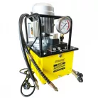 Kettős működésű elektromos hajtású tápegység, pumpa (kéziszelepes 700Bar-0.75kW/220V-12L) (B-630B-220-1HP-12L)