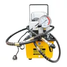 Kettős működésű elektromos hajtású tápegység, pumpa (kéziszelepes 700Bar-0.75kW/220V-8L) (B-630B-220-1HP-8L)