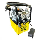 Kettős működésű elektromos hajtású tápegység, pumpa (mágnesszelep/lábpedál 700Bar/0.75kW/220V-8L) (B-630B-I-220-1HP-8L)