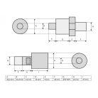 Kettős működésű kézi hajtású tápegység, hidraulikus pumpa (700Bar - 3000cm3) (B-700S)
