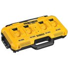 Gyorstöltő 4 port egyszerre, 18V XR 54V 8A (DeWALT DCB104-QW)