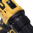 18V XR kompakt kefe nélküli ütvefúró csavarozó akkumulátorral és töltővel TSTAK-ban (DeWALT DCD708D2T-QW) 