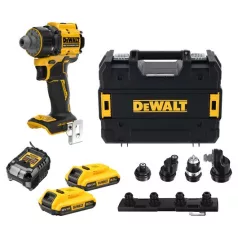   18V XR® kefe nélküli, többfejes fúró-csavarozó – 2 × 2 Ah (DeWalt DCD803D2T-QW)