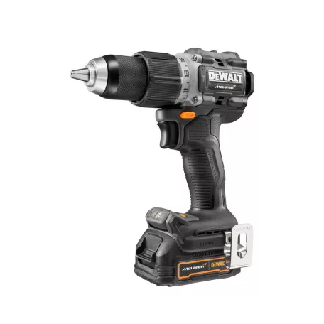 18V/2x1.7Ah XR McLaren PowerStack Kompakt Ütvefúró akkuval és töltővel TSTAK kofferben (DeWALT DCD85ME2GT-QW) 