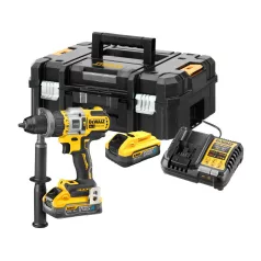   18V/2x5.0Ah Akkus ütvefúró POWERSTACK, töltővel TSTAK kofferban (DeWALT DCD999H2T-QW)