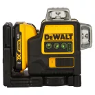 12V/1×2Ah Önszintező 3x360 1080 keresztlézer, töltő, koffer ZÖLD (DeWALT DCE089D1G-QW)