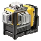 12V/1×2Ah Önszintező 3x360 1080 keresztlézer, töltő, koffer ZÖLD (DeWALT DCE089D1G-QW)