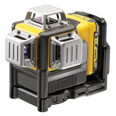 12V/1×2Ah Önszintező 3x360 1080 keresztlézer, töltő, koffer ZÖLD (DeWALT DCE089D1G-QW)